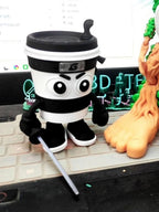 Cappuccino Assassin Action Figure Tung Tung Tung Sahur Italian Brainrot Cartoon Ornament Collectible Toy for Decorations