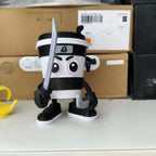 Cappuccino Assassin Action Figure Tung Tung Tung Sahur Italian Brainrot Cartoon Ornament Collectible Toy for Decorations