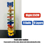 Baby Toys Rolling Ball Pile Tower Early Educational Toy For Babies Rotating Track Educational Baby Gift Stacking Toy ForChildren