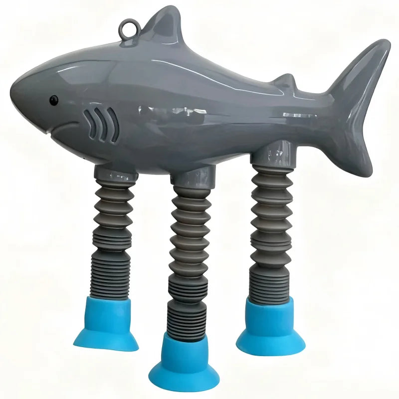 Fun Children Suction Cup Toys Pop Tubes Stress Relief Telescopic Toys Brainrot Tung Sahur Figure Toy Tralalero Tralala Gift Kids