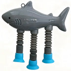 Fun Children Suction Cup Toys Pop Tubes Stress Relief Telescopic Toys Brainrot Tung Sahur Figure Toy Tralalero Tralala Gift Kids