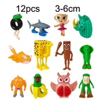 Novelty Tung tung tung Sahur Figuras Model Juguetes PVC Italian Brainrot Tun Tung Tung Sahur Action Figures Toys set