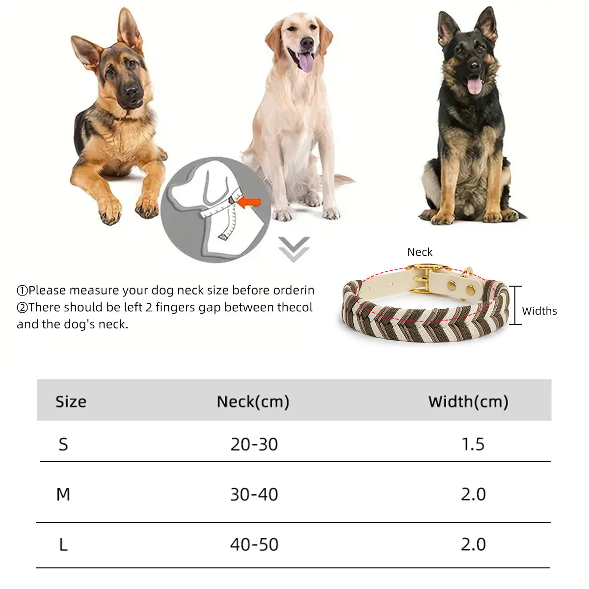 Hundhalsband Handgjort