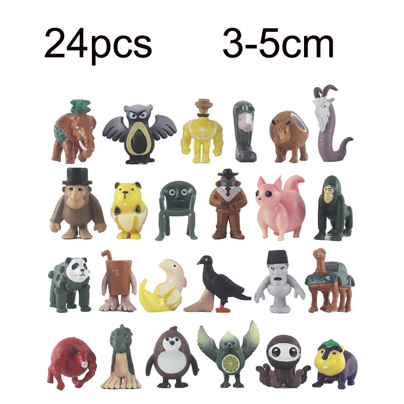 Novelty Tung tung tung Sahur Figuras Model Juguetes PVC Italian Brainrot Tun Tung Tung Sahur Action Figures Toys set