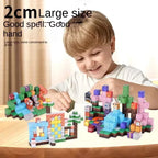 Magnetic Building Blocks Mine World Magnet Cube for Stacking Construction Set Educate Sensory Toys Kids Boys Girls Ages 3+ DIY