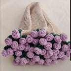 Stickad Blomfilt