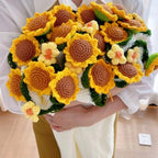 Stickad Blomfilt
