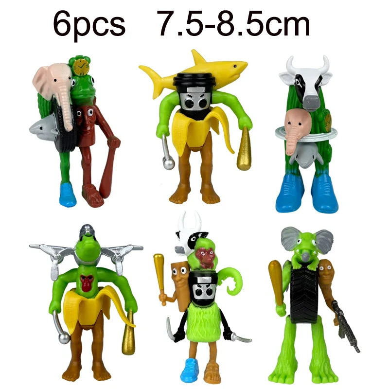 Novelty Tung tung tung Sahur Figuras Model Juguetes PVC Italian Brainrot Tun Tung Tung Sahur Action Figures Toys set