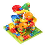 Children's slide small block block assembly particles DIY educational toy gift