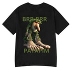 Italian Brainrot Tralalero Tralala Tung Tung Tung Sahur Bombardiro Crocodilo Funny Meme T-Shirt Men Women Tees Y2k 3d Tops