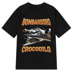 Italian Brainrot Tralalero Tralala Tung Tung Tung Sahur Bombardiro Crocodilo Funny Meme T-Shirt Men Women Tees Y2k 3d Tops