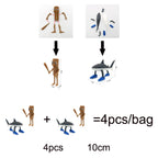 Novelty Tung tung tung Sahur Figuras Model Juguetes PVC Italian Brainrot Tun Tung Tung Sahur Action Figures Toys set