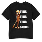 Italian Brainrot Tralalero Tralala Tung Tung Tung Sahur Bombardiro Crocodilo Funny Meme T-Shirt Men Women Tees Y2k 3d Tops