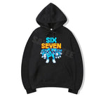 Bruh 67 Six Seven 6-7 Funny Brainrot Meme for Teens Adults Pullower Hoodie Y2k Steal A Brainrot Kitten Bruh OG Meowl Hooded Coat