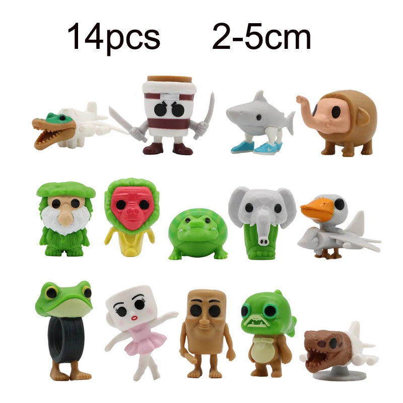 Novelty Tung tung tung Sahur Figuras Model Juguetes PVC Italian Brainrot Tun Tung Tung Sahur Action Figures Toys set