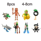 Novelty Tung tung tung Sahur Figuras Model Juguetes PVC Italian Brainrot Tun Tung Tung Sahur Action Figures Toys set