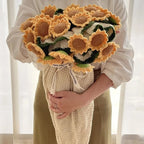 Stickad Blomfilt