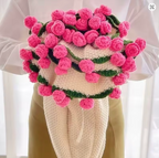 Stickad Blomfilt